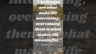 Challenges Make Life Meaningful: Overcome to Thrive | Motivation | Quote