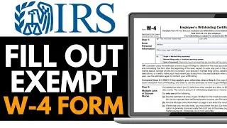 How to File Exempt on a W-4 Form 2025 | Fill Out Exempt W-4 Form (Step-by-Step)