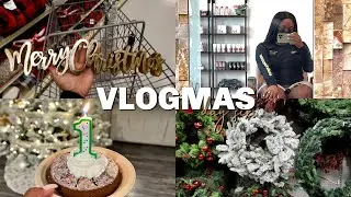 VLOGMAS DAY 6 | Happy 1st Birthday Deuce, Prepping for Denver, New Christmas Decor | ShaniceAlisha .