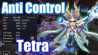 【Summoners War | Curry's RTA】Anti Control Tetra, she is so important supporter for tanky team!