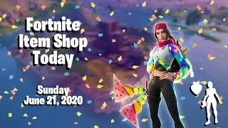 Fortnite Item Shop - June 21, 2020 - *NEW* Loserfruit skin, Fruit punchers, Bounce berry, Envoy - 4k