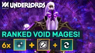 High Rank Mage Builds! Primordial & Void Mage Combo! | Dota Underlords