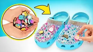 ✨How To Customize Boring Pair Of Crocs!🤪| DIY Hack & Tutorial ⭐️ by Slick Slime Sam's Maker World