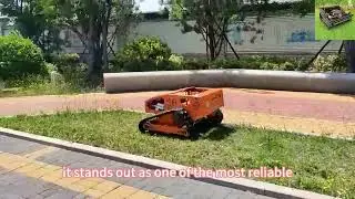 Vigorun VTLM800 remote controlled track brush mower for sale made by Vigorun Tech