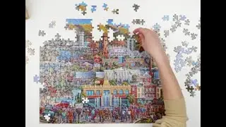 500 Piece Dowdle Discover Davis Puzzle-Real Time Assembly
