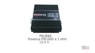 &iexcl;GRANDES RESULTADOS! TEST POWERUS PW1600 1 OHM & SUB HIPPOXL122R MASSIVE-ZONA DE PRUEBA AUDIOLINER