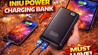 INIU Power Bank, портативное зарядное устройство мощностью 45 Вт и емкостью 10000 мА&middot;ч
