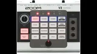 Zoom V3 Vocal Processor, for Streaming, Recording, and Live Performance