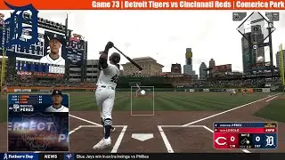 MLB The Show 25 | Detroit Tigers vs Cincinnati Reds | Game 73