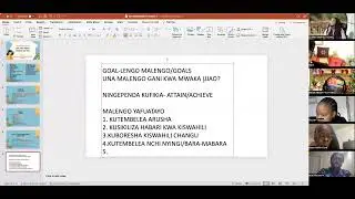 LSN Swahili Inner Circle students set 2023 Goals in Swahili