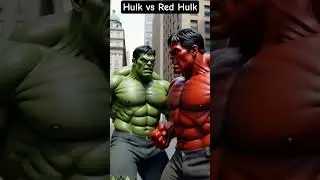 Hulk vs Red Hulk  | #hulk #redhulk #youtubeshorts #shortsfeed #hashtag