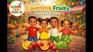 Counting Fruits at the Market 🍓 | Fun Learning Song for Kids by Learn Play Tunes