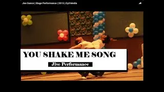 Jive Dance | Stage Performance | 2015 | Oyil Media