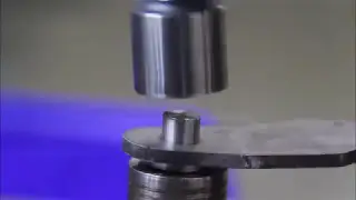 Orbital Forming with a Large Stickout
