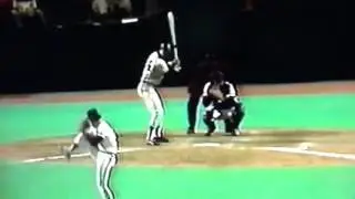 Reggie Jackson Bat Flip Home Run Taking The Mad Hungarian Deep