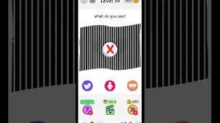 Braindom level 60 what do you see 🙈 puzzle clue 🗝️🧩