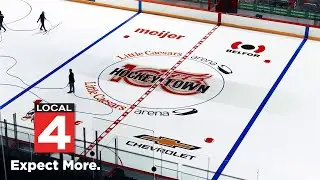 Detroit Red Wings unveil &lsquo;Hockeytown&rsquo; center ice logo