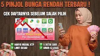 5 PINJOL BUNGA RENDAH 2025&ndash;2026 ✅ | Pinjaman Online Bunga Rendah Resmi & Aman OJK