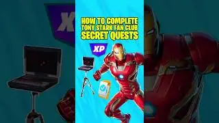 Fortnite - How To Complete Tony Stark Fan Club Secret Quests (Full Easy Guide)