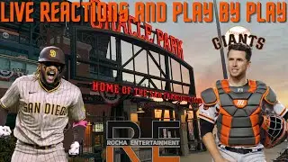 San Diego Padres Vs San Francisco Giants | Live Reactions And Play By Play