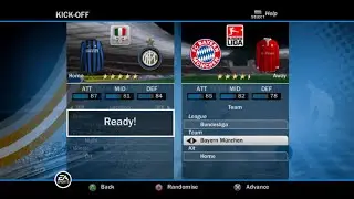 Игровой процесс FIFA 10 (PS2) — «Интер» против «Баварии»