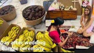 Red Bangle ceremony | Sweets & Blessings from Brides family | Day after the wedding 