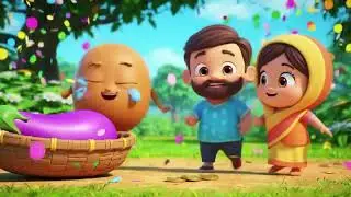 Aloo Kachaloo Beta Kahan Gaye The |Hindi Rhymes for Children |Kids Poem |Bal Geet |2025