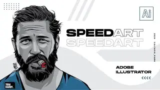 LEARN VECTOR, Speed ​​Art - Make a Vector from a photo (Tom Hardy) uses Adobe Illustrator