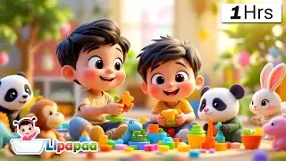 🧸 Laugh, Learn & Play! Best Nursery Rhymes Compilation ✨ | Lipapaa Rhymes