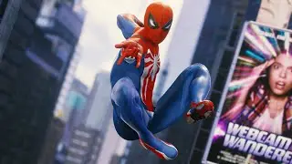 Spider-Man 2 free roam swinging cinematic
