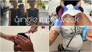 Big Chop🫣 | Wedding | Grocery Shopping | Errands #Momof4+ #singlemomvlog