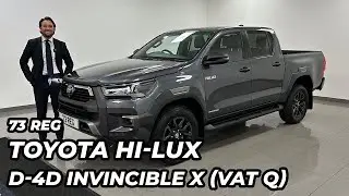 73 Reg Toyota Hi-Lux Invincible X (VAT Q)
