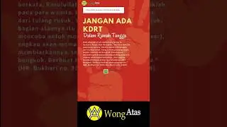 Jangan Ada KDRT Dalam Rumah Tangga #shorts #quotes #hadis #rasulullah
