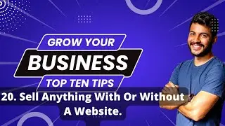 Sell Anything With Or Without A Website.