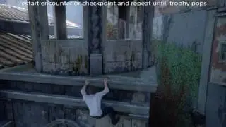 Uncharted 4 : Stealth first ask questions later trophy