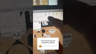 COMO DIVIDIR A METRAGEM DE AMBIENTES ABERTOS - REVIT