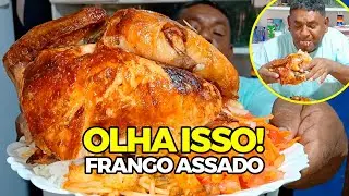 Esse FRANGO ASSADO COM BATATINHA Surpreendeu Demais - Refei&ccedil;&atilde;o do Homem Guloso