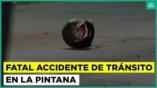 Fatal accidente de tránsito en La Pintana: Motorista perdió la vida al chocar con barrera perimetral