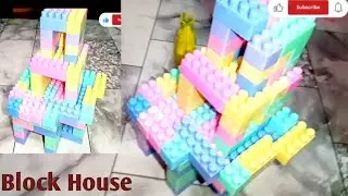 How To Make Building Blocks House/Block House/Block Lego/Toy for kid/India Blocks Creator/Lego craft