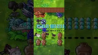 PvZ Fusion 3.1.1 - 10 лучших растений против 5 зомби-разрушителей ваз - Эпизод 097