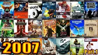 Top 40 Best PS3 Games Released In 2007 Part.1  [Must Watch!]
