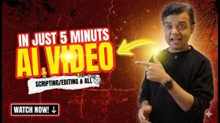 How to Make AI Video in 5 Minutes 🔥 (No Editing Skills)