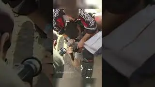 Cameron Steele gets a little roughed up by the Mulisha at a contest in Vegas. year 2000 #fmx
