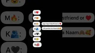 Agar AAP K Bestfniend or❤️ Life partner ka Naam🙈🥰#viral #love #ytshort #shortvideo