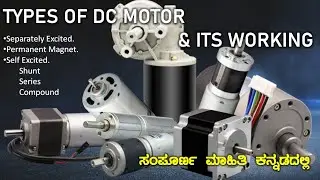 Types of DC Motors & it's Working in Kannada | @SUNELECTRICAL | #ಕನ್ನಡ