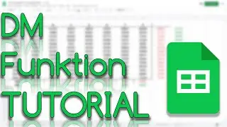 DM Funktion - Google Sheets Tutorial