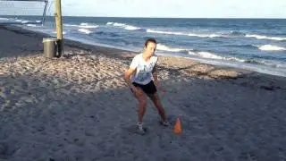 Galina Voskoboeva Beach Workout