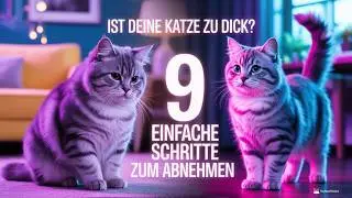 Ist deine Katze zu dick? Mein einfacher 9-Schritte-Plan zum Abnehmen!