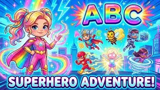 🎵 Супергеройский стишок ABC! 🌟 | Учим алфавит с супергероями | Tumble Jumble