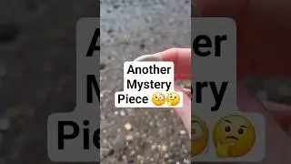 Another MYSTERY piece #beachcombing #beach #sea #mystery #pottery #beachfinds #fun